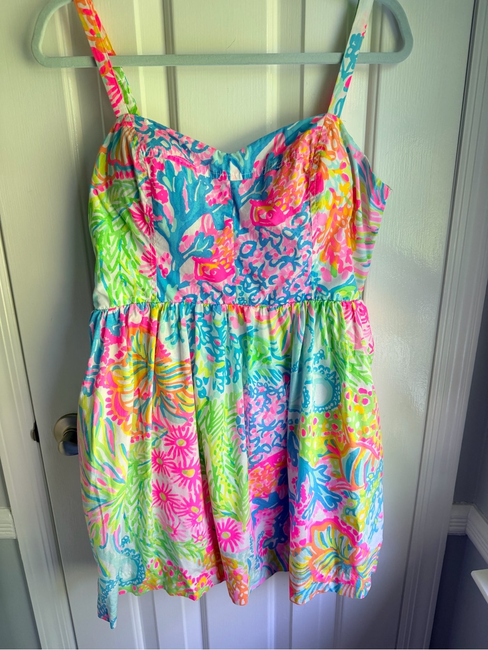 Lilly Pulitzer Multicolor Floral Sundress - Pink, Blue & Yellow